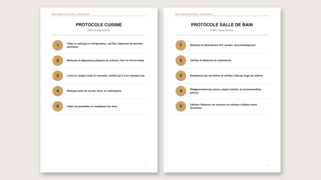Donnez les protocoles à l'équipe
